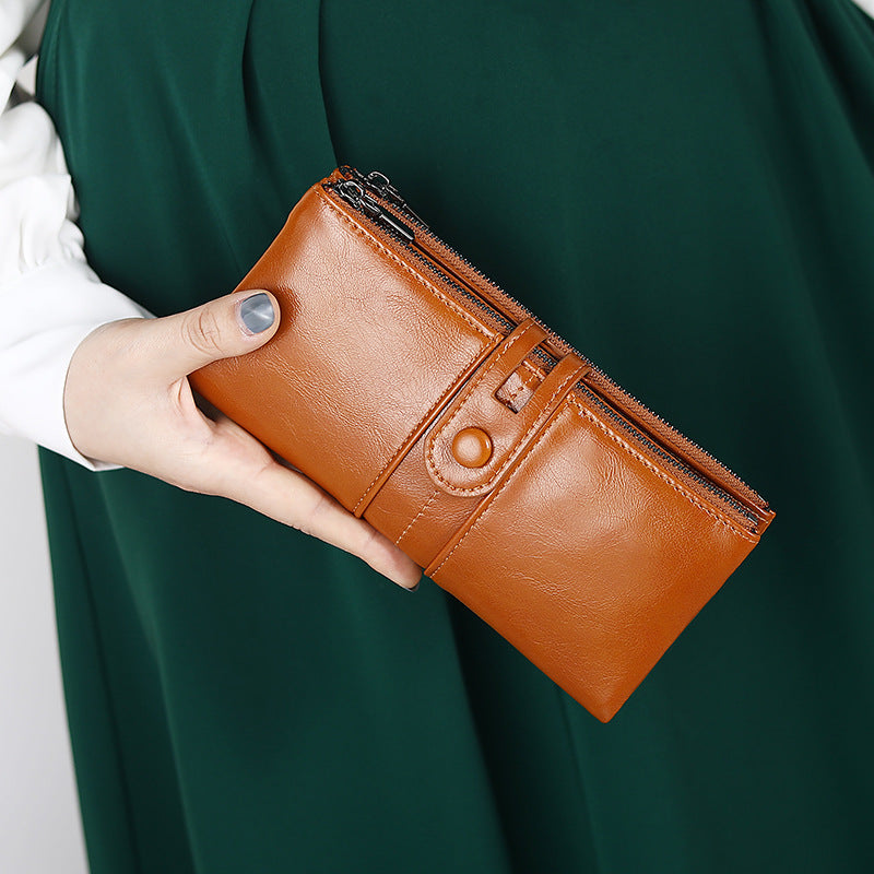 Women's Anti-magnetic Long Vintage Wallet