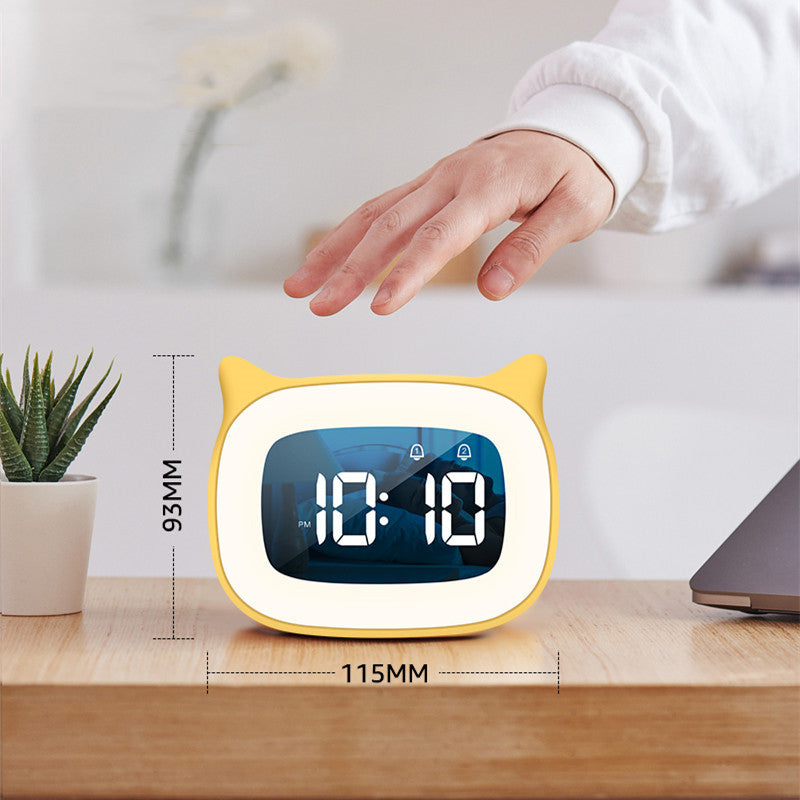 Large Volume Double Alarm Clock Bedside Ambience Light