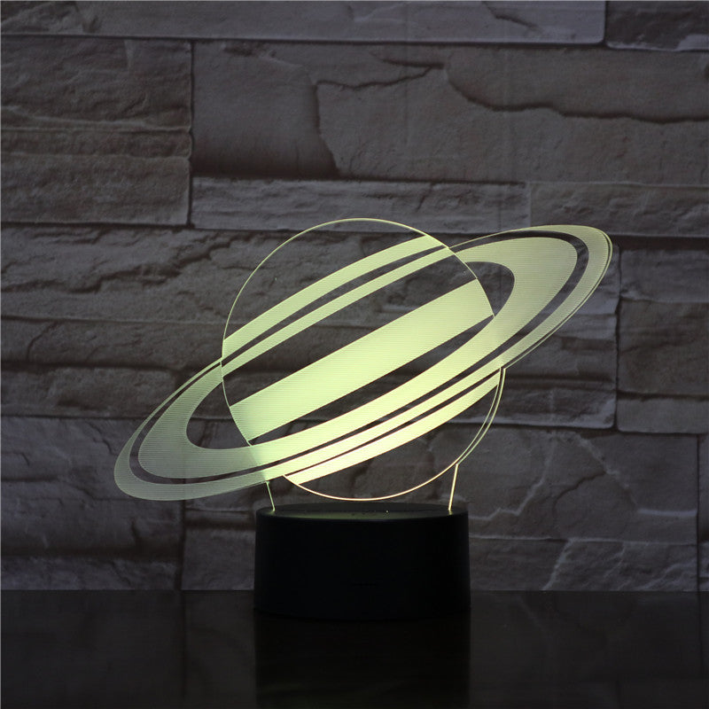Nine planets series 3D small night light touch color changing table lamp