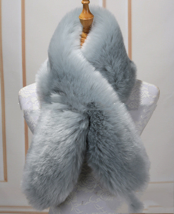 All-match Scarf Bib Shawl Female Gray