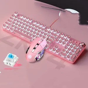 Real Mechanical Keyboard And Mouse Headset Set