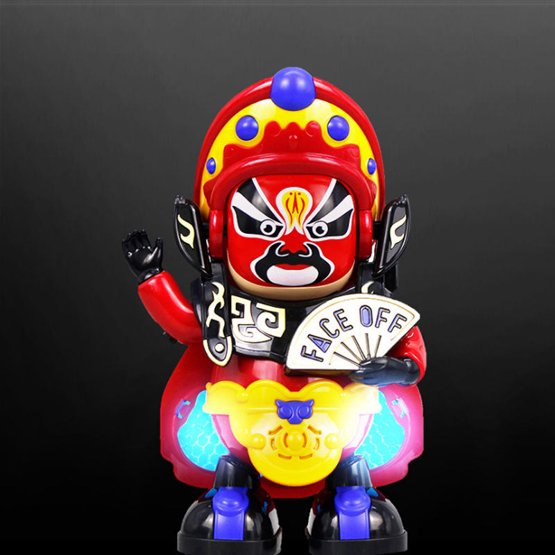 Electric Sichuan Opera Automatic Face-change Dancing Robot Toys