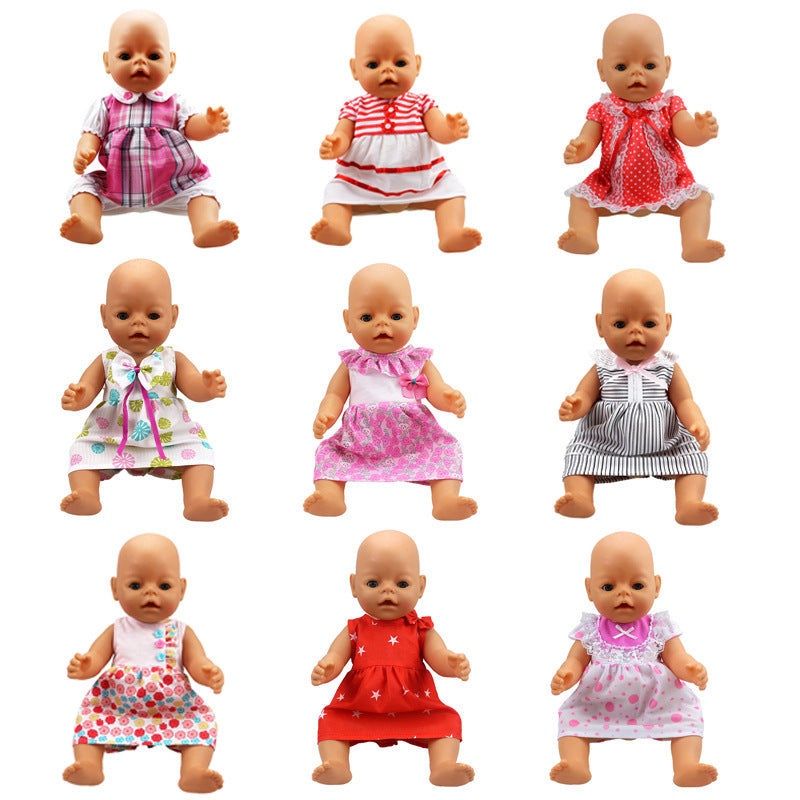 Simulation Doll Clothes Skirt Kindergarten Toys