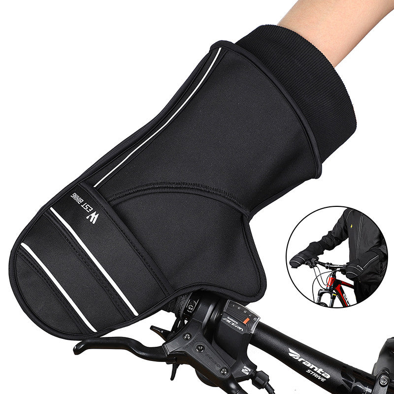Bicycle Wind Proof Handle Cover Winter Warm Hand And Wind Proof Gloves