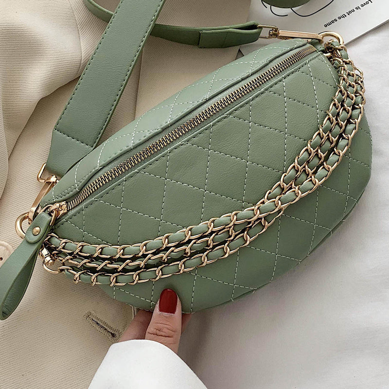 Women's wild chest bag messenger bag