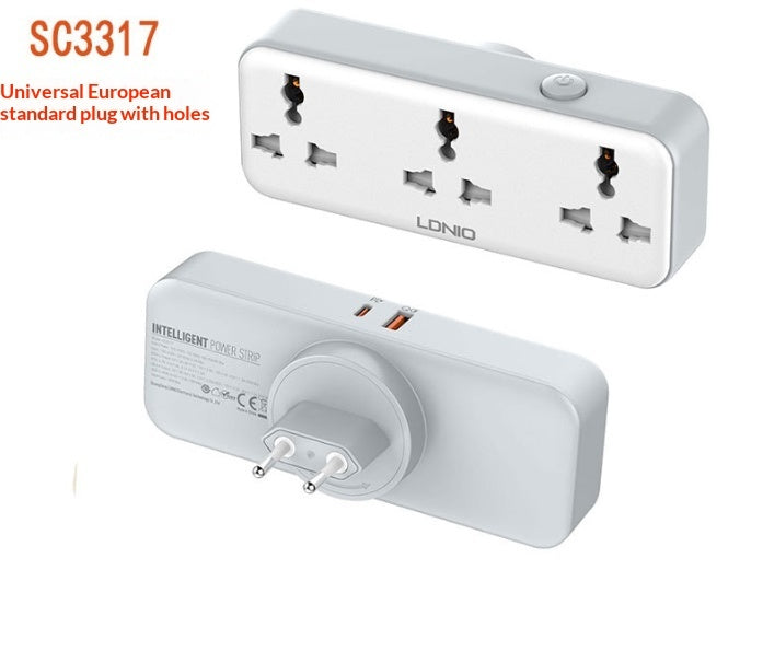 Multi-functional 180-degree Rotating Wireless Power Strip