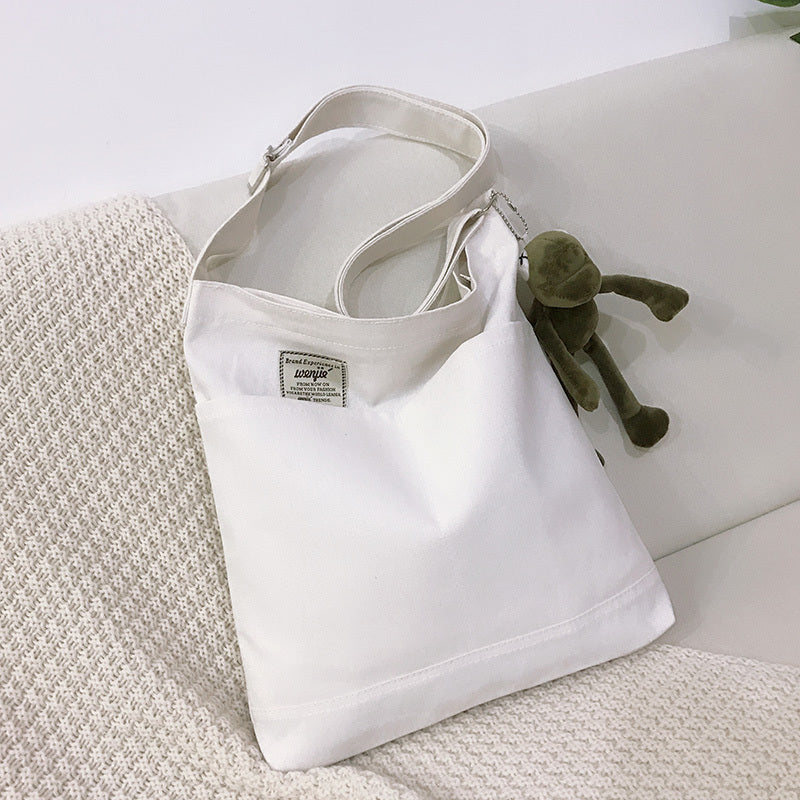 Crossbody Japanese large-capacity canvas bag