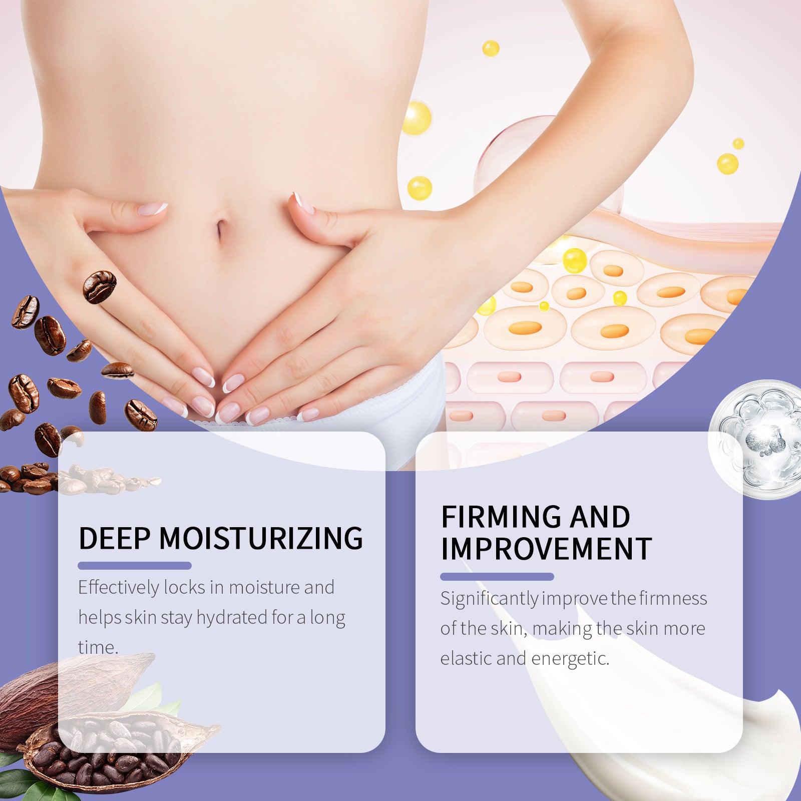 Body Cream Moisturizing And Nourishing Hydrating And Firming