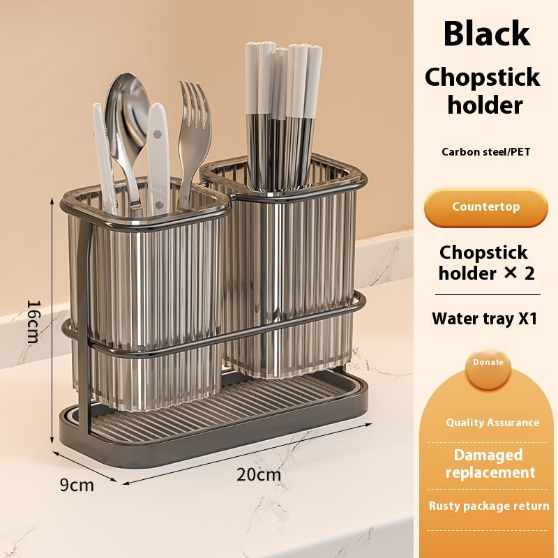Kitchen Knife Holder Countertop Commodity Shelf Cutlery Storage Rack