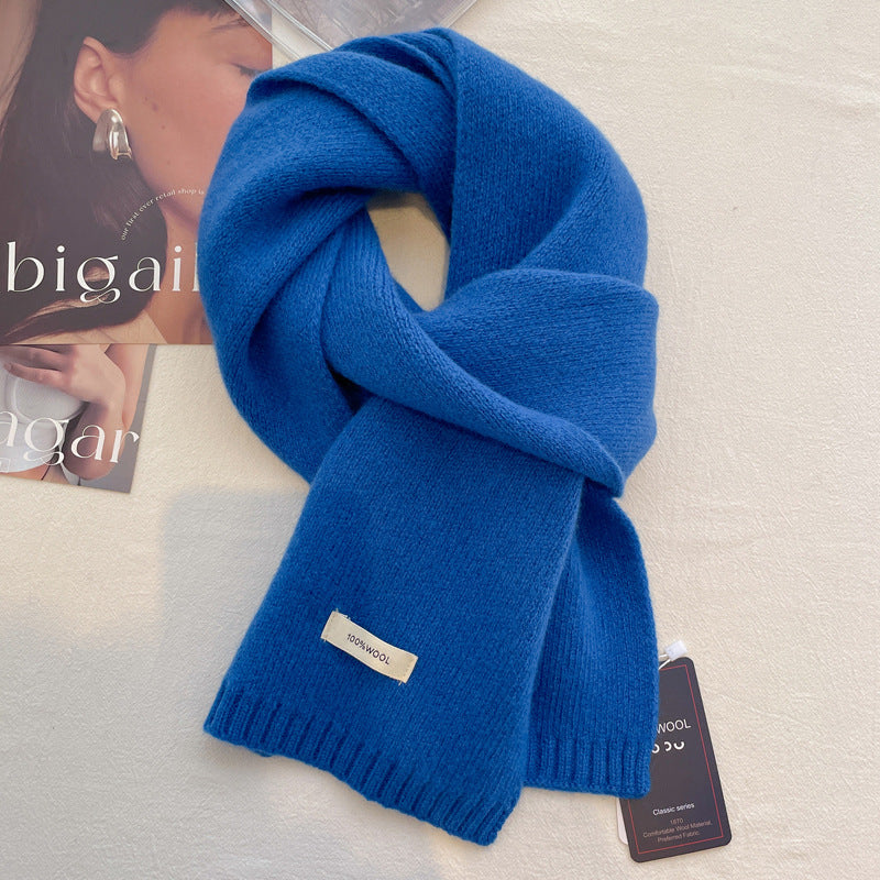 Women's Pure Wool Scarf Winter High Sense