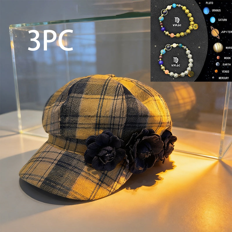 A British-style Casual Painter Hat That Is Versatile And Can Show Off Your Face