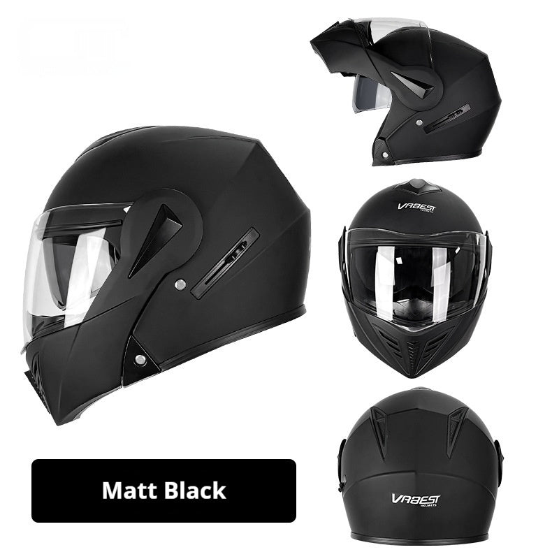 Casque de moto de sécurité hivernal pour hommes et femmes
