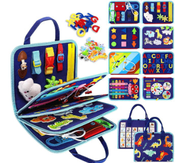 Tableau d'apprentissage en feutre, jouets d'éducation de la petite enfance, tableau d'activités pour l'apprentissage de l'habillage