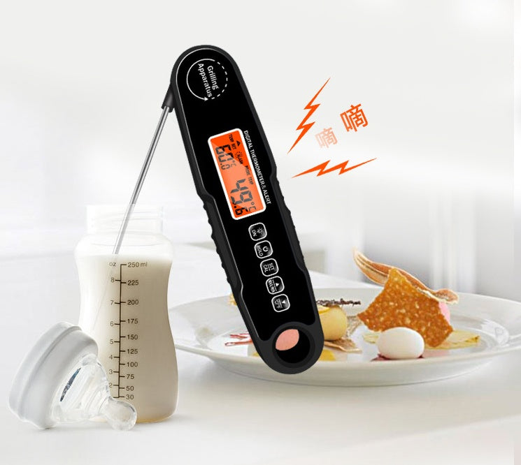 Kitchen folding thermometer