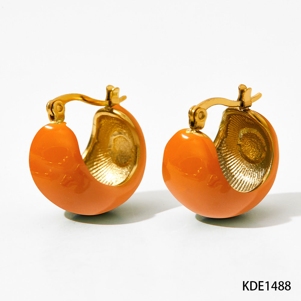 Retro Personalized French Style Design Earrings