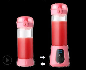 Mini tasse à jus électrique, verre, presse-agrumes portable, chargement domestique, tasse de mélange, machine à jus