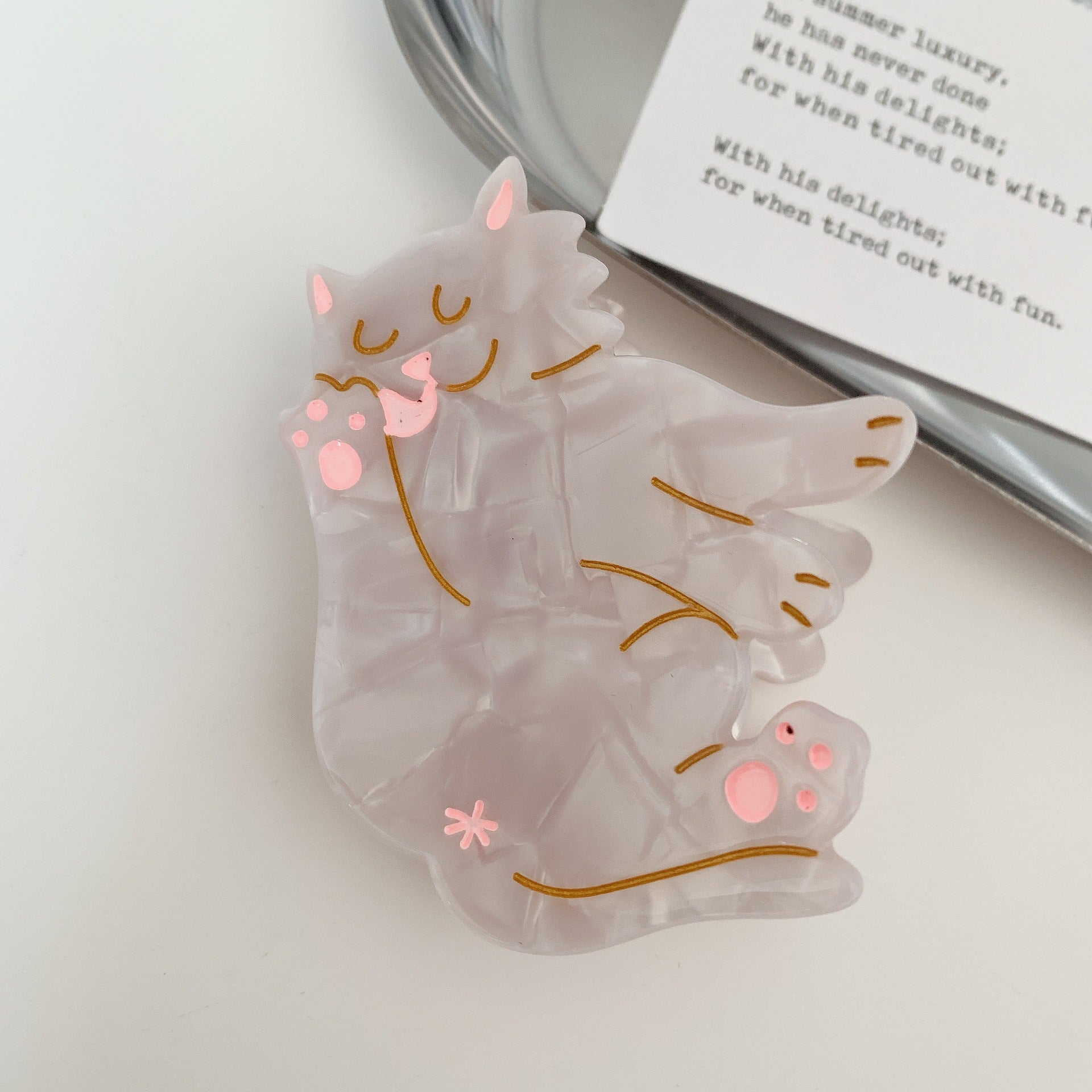 Women's Acetate Hairpin French Shark Clip