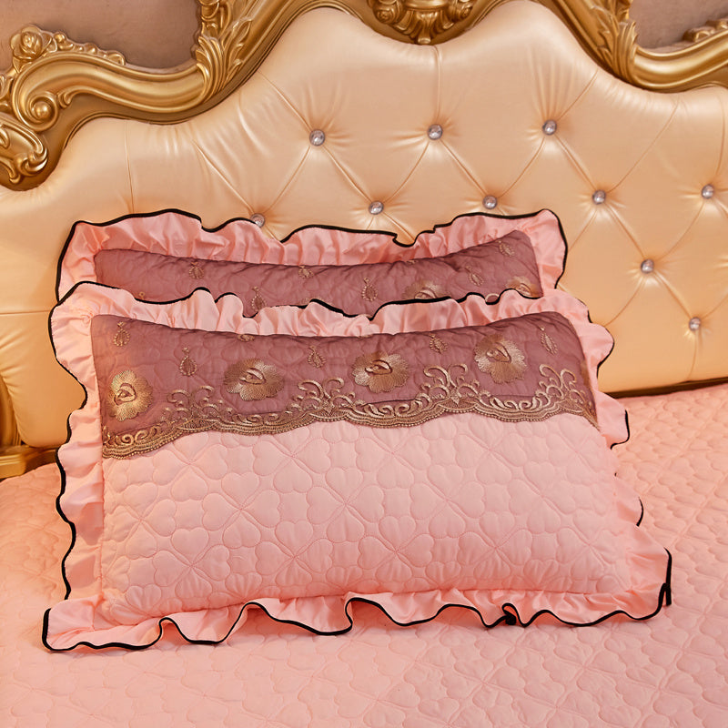 Lace Quilted Thickened Single Pillowcase