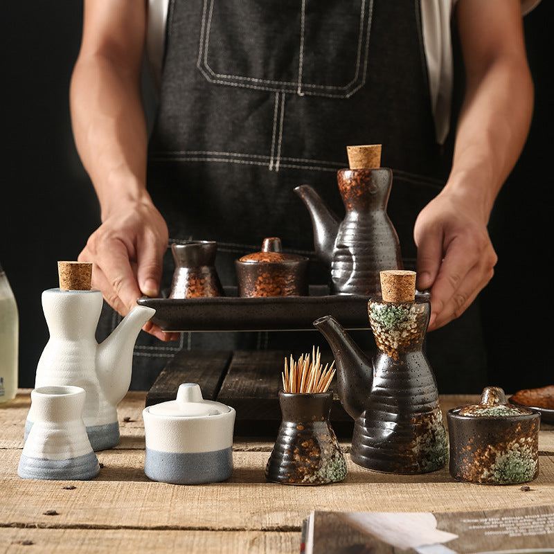Japanese Seasoning Bottle Commercial Sauce Vinegar Pot
