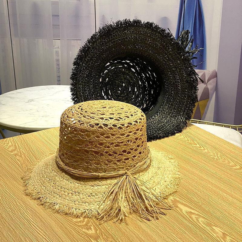 Hollow Fisherman Outdoor Beach Hat Women's Straw Hat