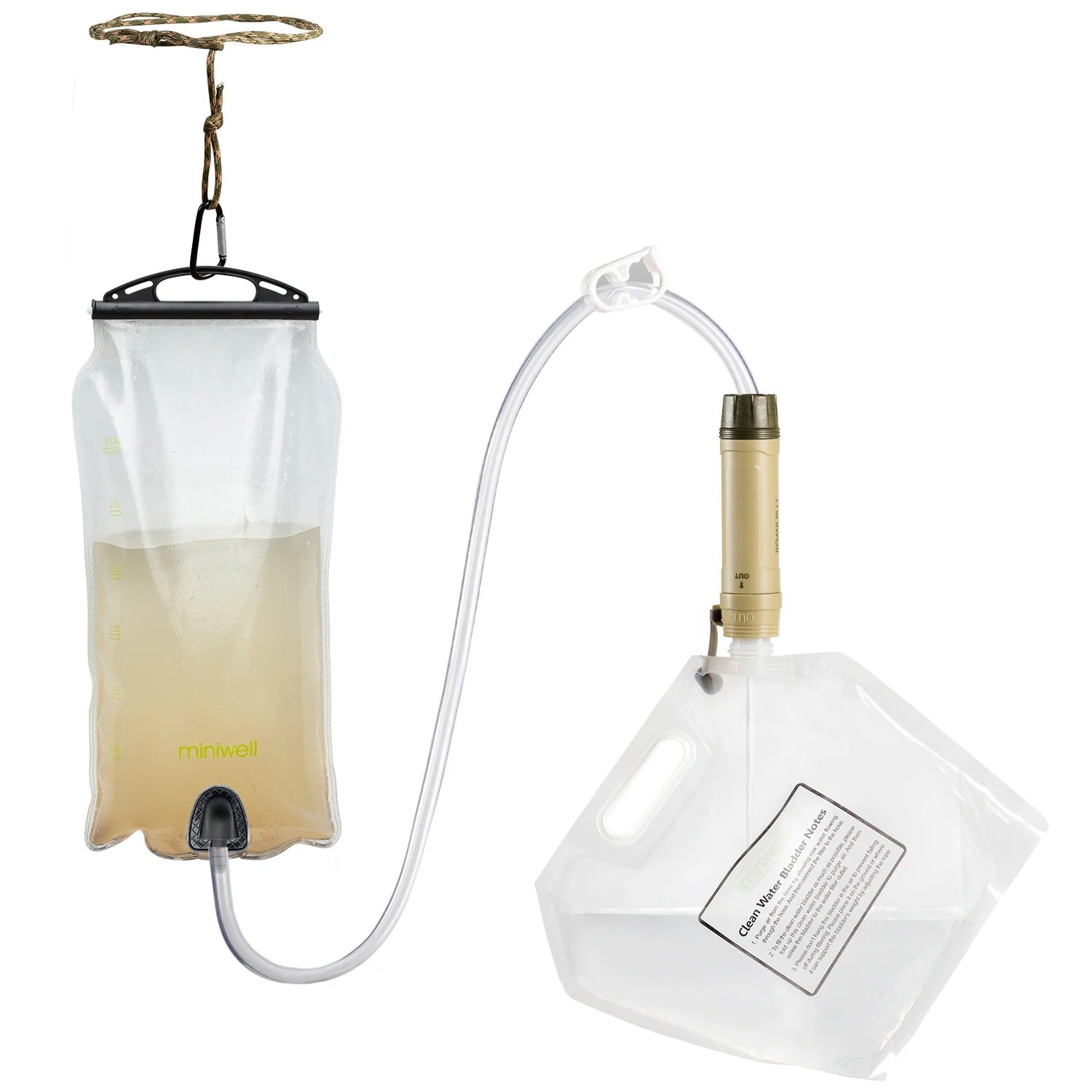 Purifying Straw Portable Outdoor Water Purifier