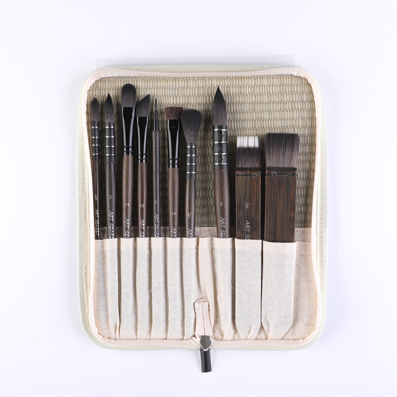 Professional Watercolor Acrylic Paint Nylon Wool Set