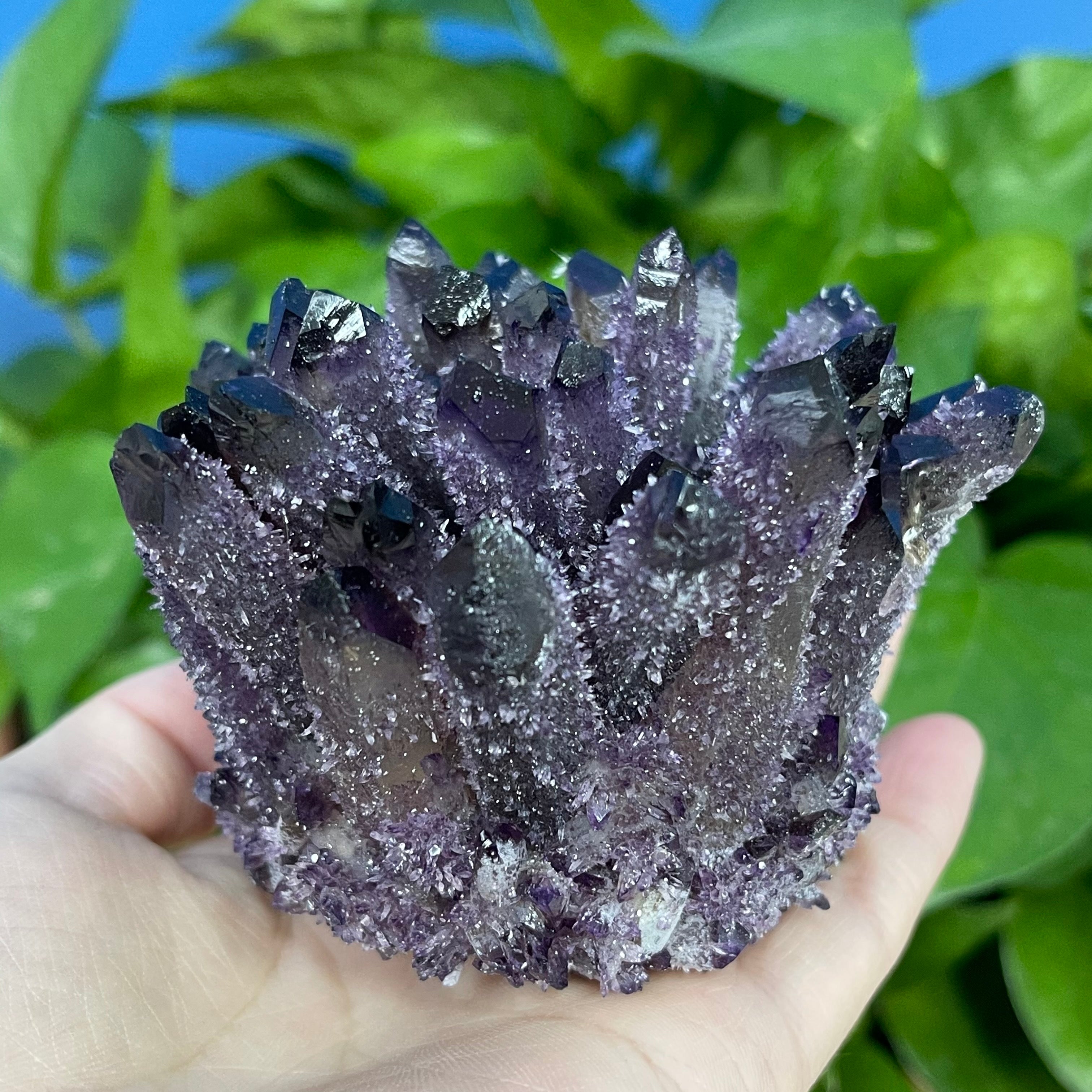 Fashion Natural Amethyst Power Stone Mineral Ornaments