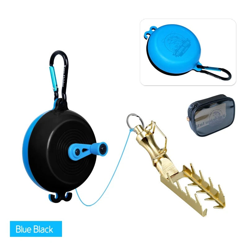 Ilure Lure Of Fishing Gear Sequined Iron Plate Hanging Bottom Lifter Wukong Bait Lifter With 30 M Line Cross-border E-commerce