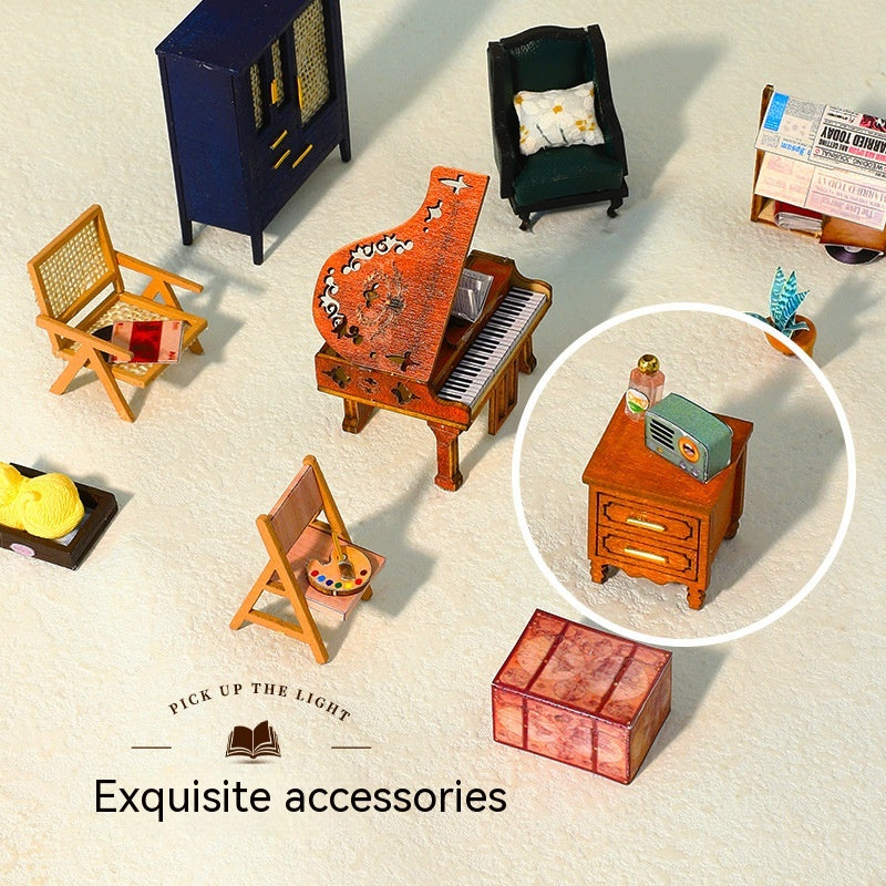 Hand-assembled Art House Toy Model Decoration Creative Gift