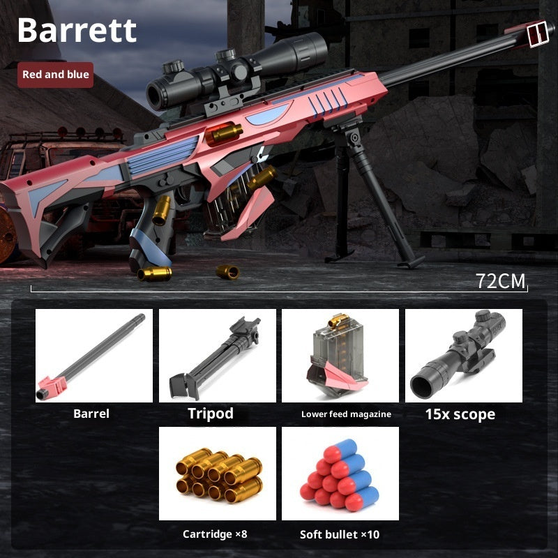 Sniper Soft Bullet Gun Children's Manual Toy