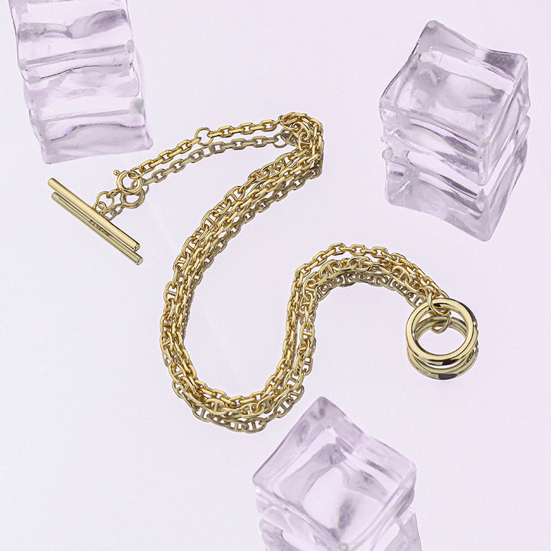 Bijoux en argent sterling, vent froid, luxe léger, personnalité