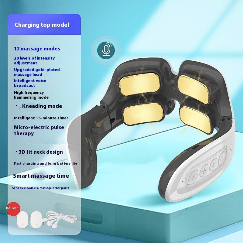 12 Head Cervical Vertebra Heating Massager