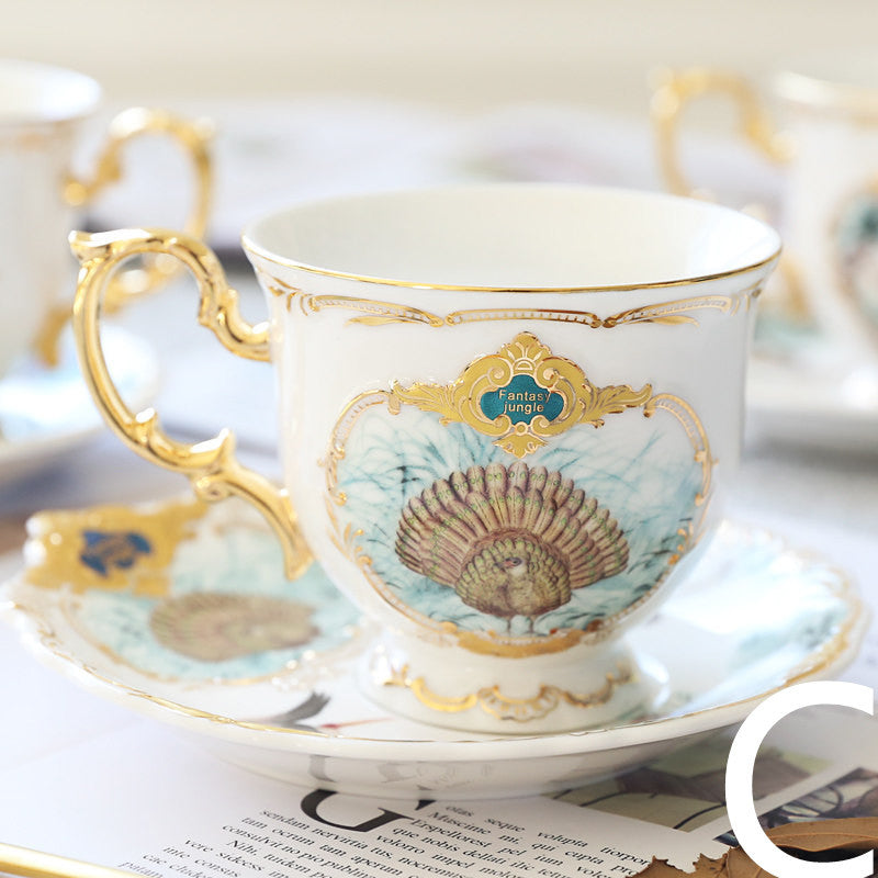 Ensemble de porte-tasses à café en céramique