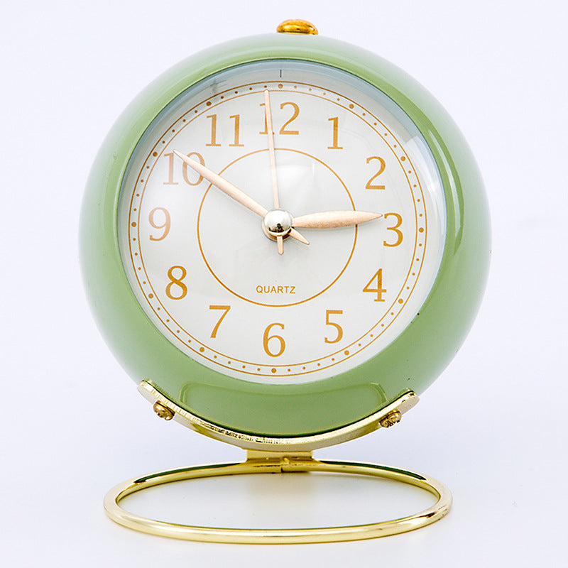 Nordic Style Retro Students Use Desktop Mute Small Alarm Clock