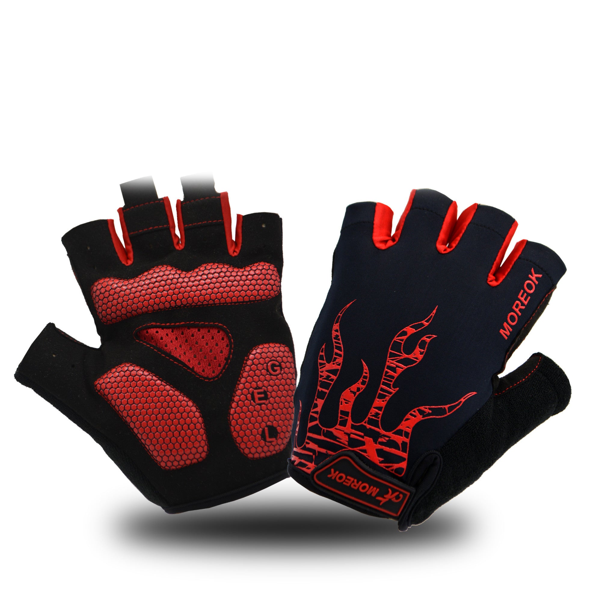 Cycling half-finger gloves