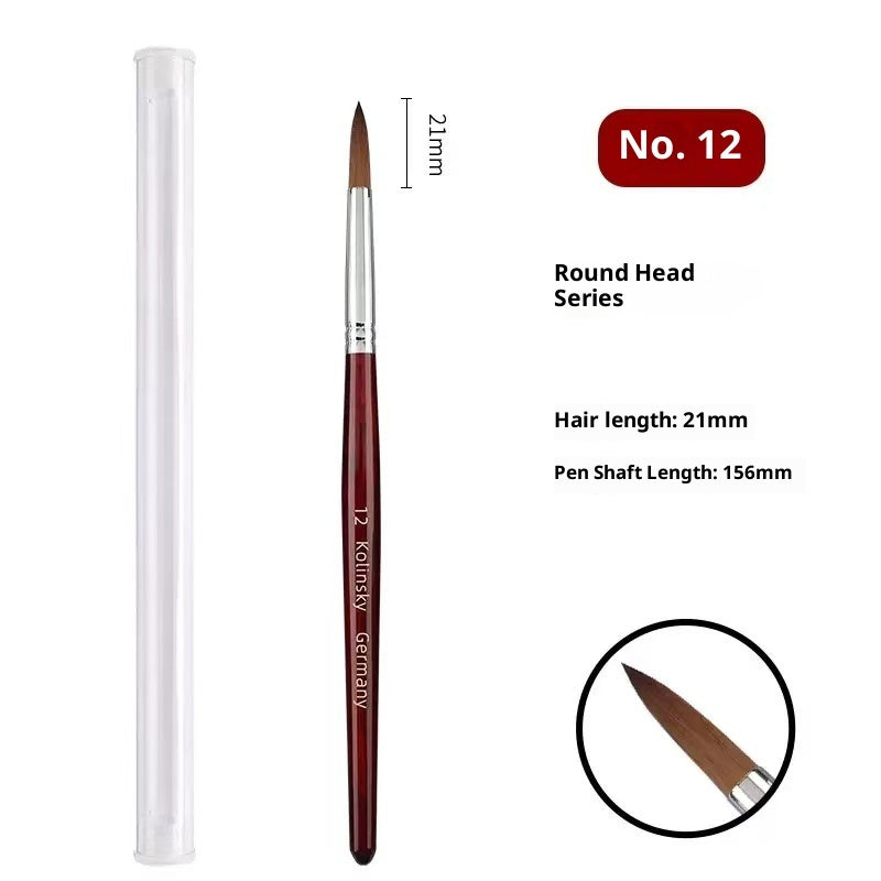 Watercolor Crystal Siberian Mink Crystal Pen