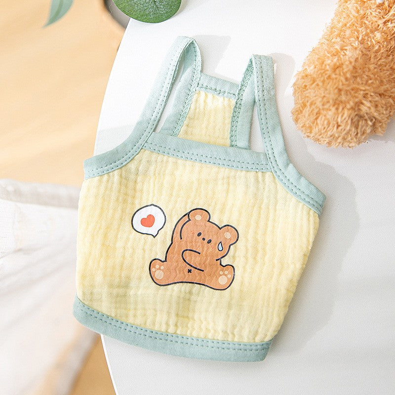 Pet Dog Fashion Simple Thin Undershirt