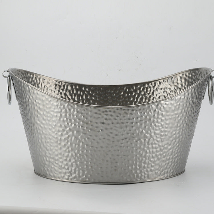 Stainless Steel Electroplating Thickened Ice Bucket