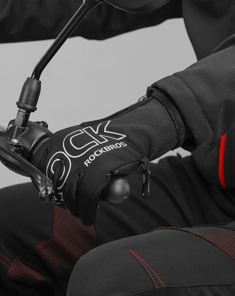 Rock Brothers Full Finger Thermal Riding Gloves