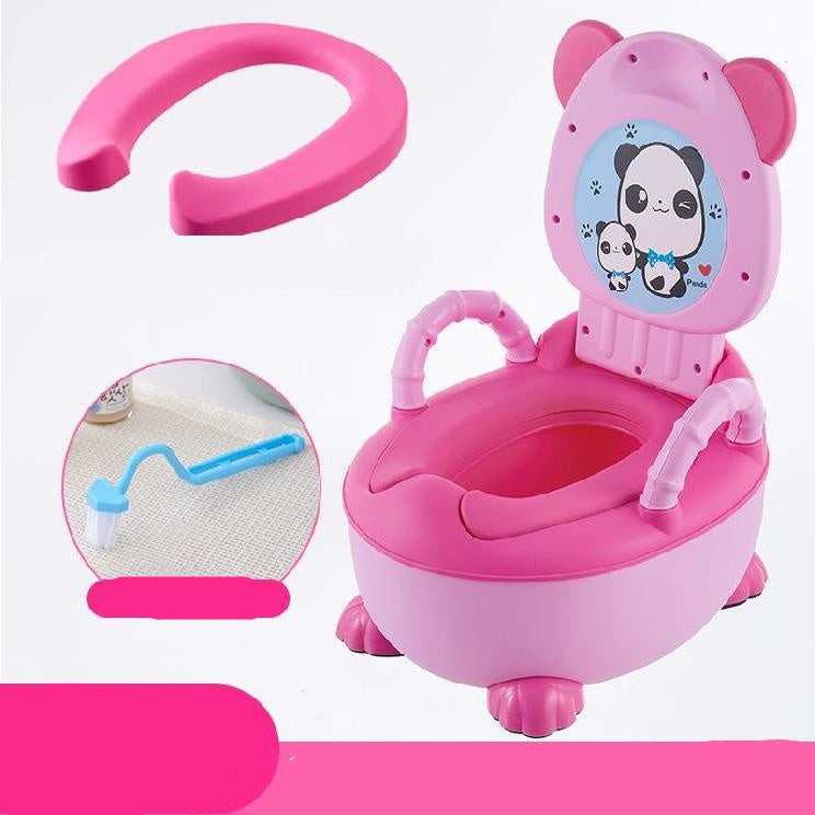 Male Baby Sits On A Toilet Special For Children''s Artifact