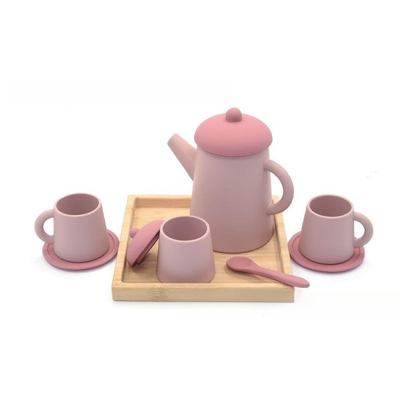 New Children's Simulation Tea Set Play House Toys Edible Silicon
