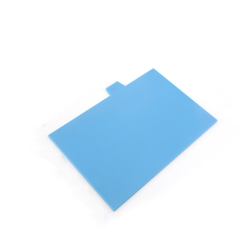 Plastic four-color thawing chopping board