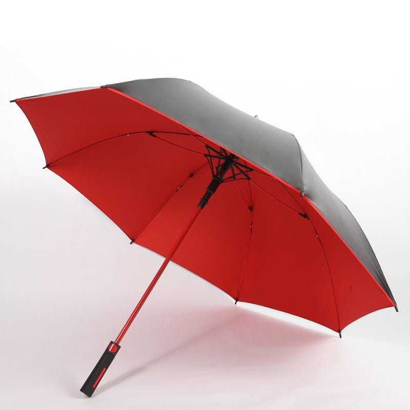 27-inch Vinyl Sun Umbrella Automatic Umbrella For Two Persons Large Golf