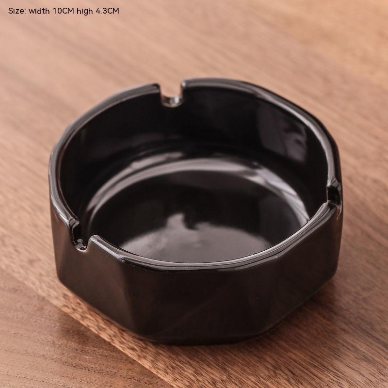 Nordic Style Light Luxury Ceramic Ashtray Household