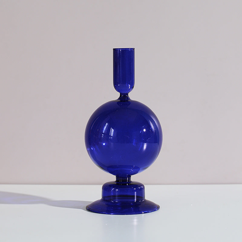 Candlelight Dinner Creative Glass Candle Holder Decoration