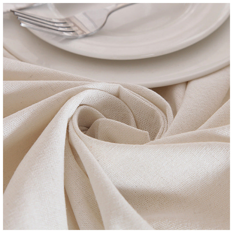 Modern Minimalist Polyester Cotton Lace Coffee Tablecloth