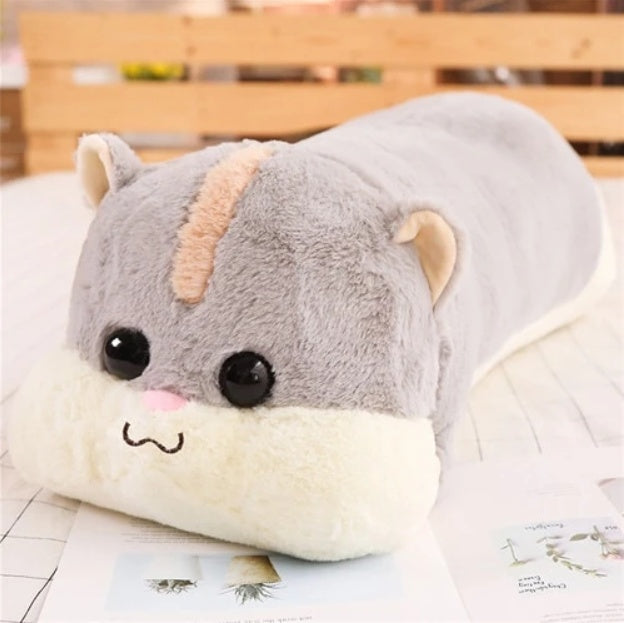 Long Hamster Stuffed Plush Pillow Cushion Toy