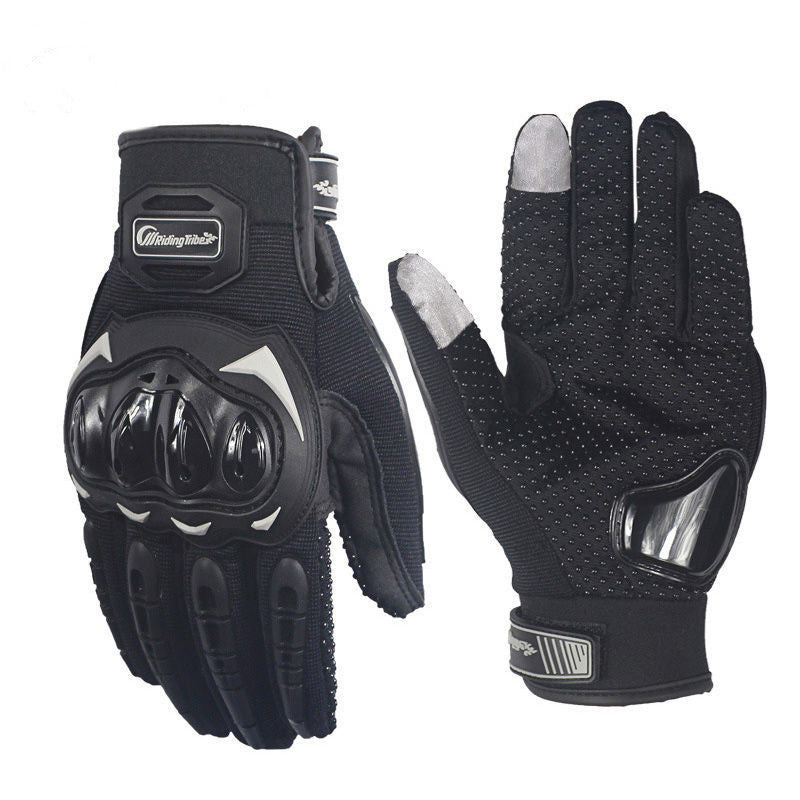 Men's long cycling gloves