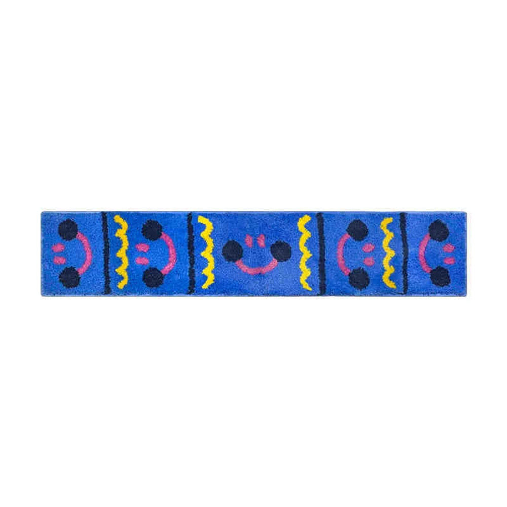 Colorful Cartoon Dopamine Flocking Tufted Combo Carpet Living Room Kids Room Bedroom Bedside Blanket Plush Floor Mats Foot Mats Free To Assemble And Patchwork Favorite Patterns 30x150cm