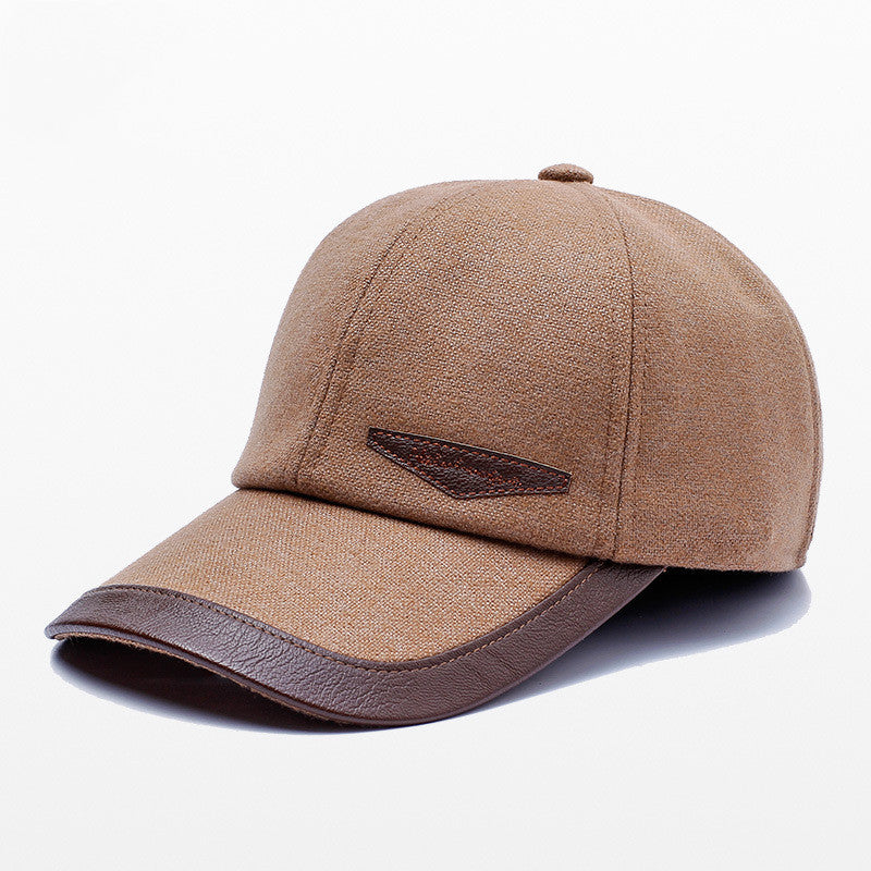 Hat Autumn And Winter Baseball Cap Middle Aged And Elderly Ear Protection